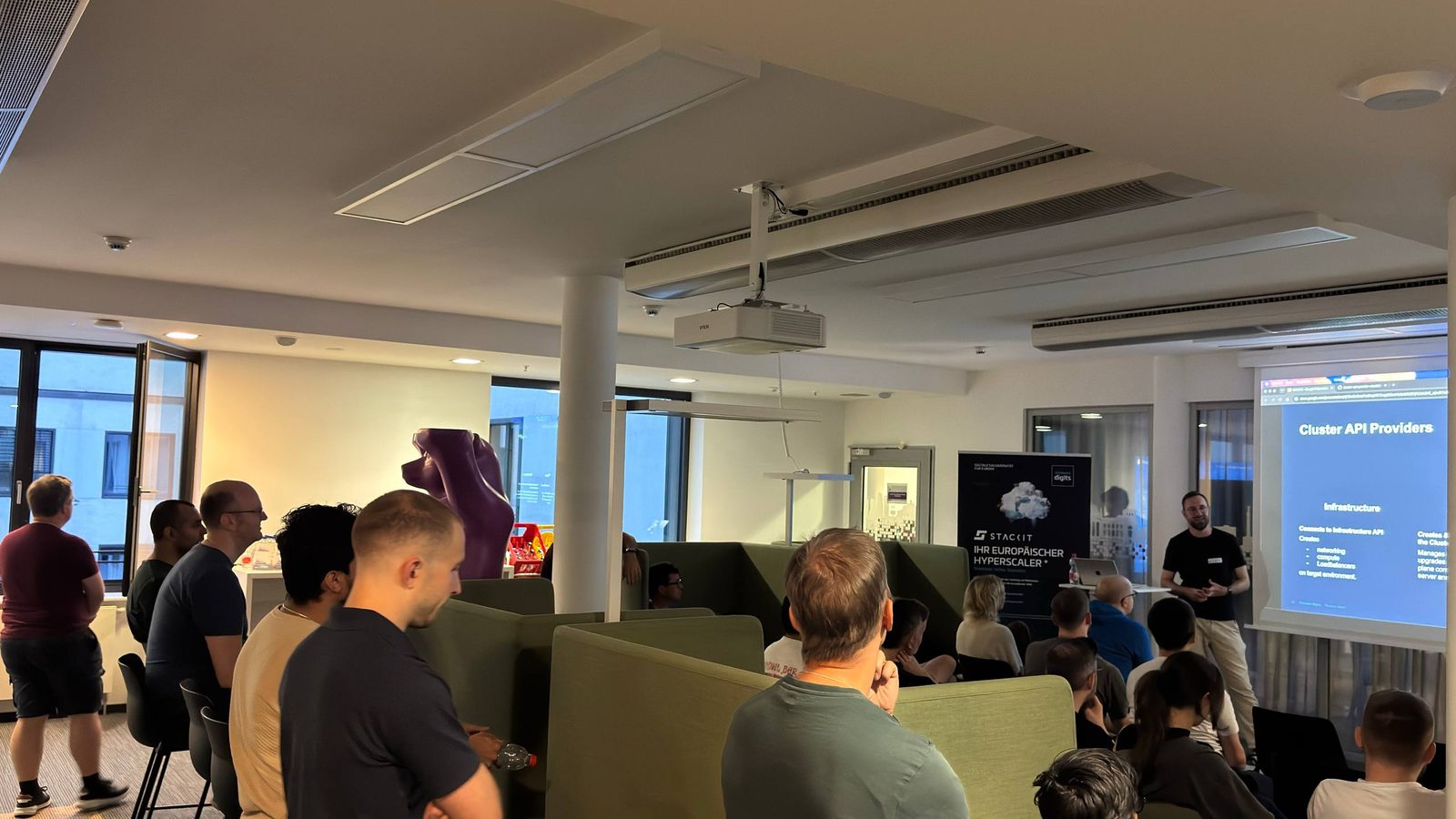 Schwarz Digits office, Cloud Native Berlin August meetup